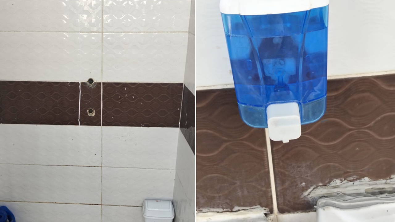 Tepki çeken görüntüler: Sahildeki tuvaletleri kırıp döktüler