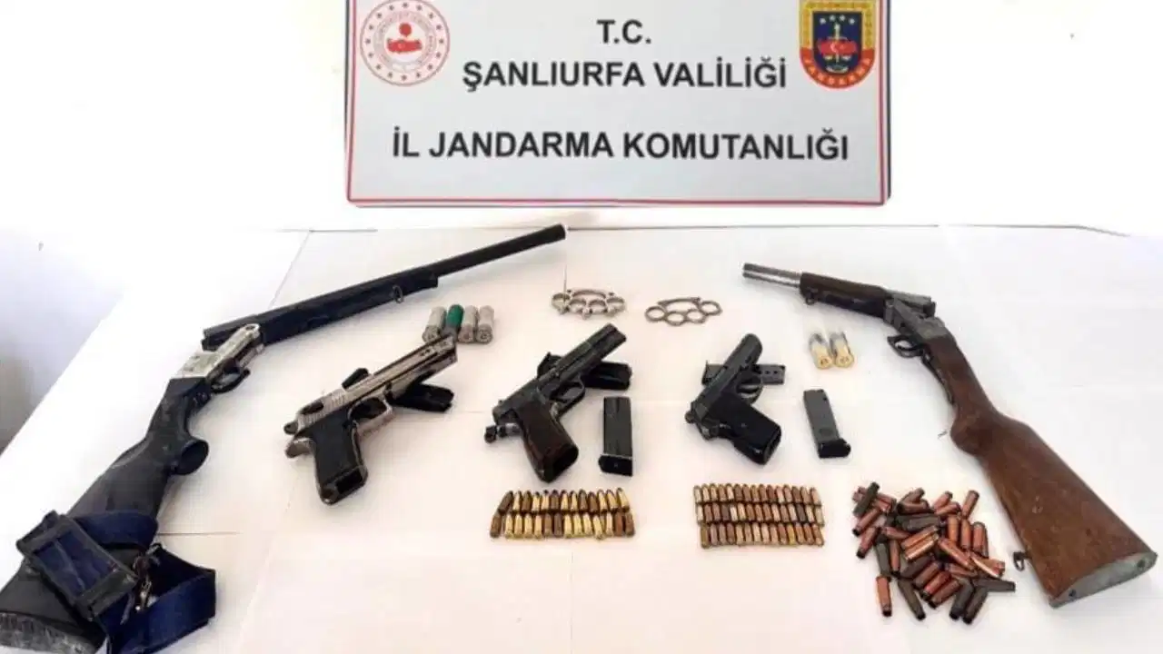 Şanlıurfa'da silah kaçakçılığı operasyonu: Çok sayıda gözaltı var!