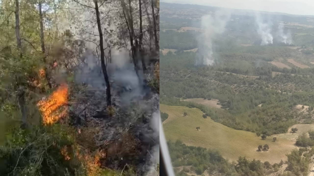 Adana’da orman yangını... Müdahaleye giden arazöz kaza yaptı: Yaralılar var!