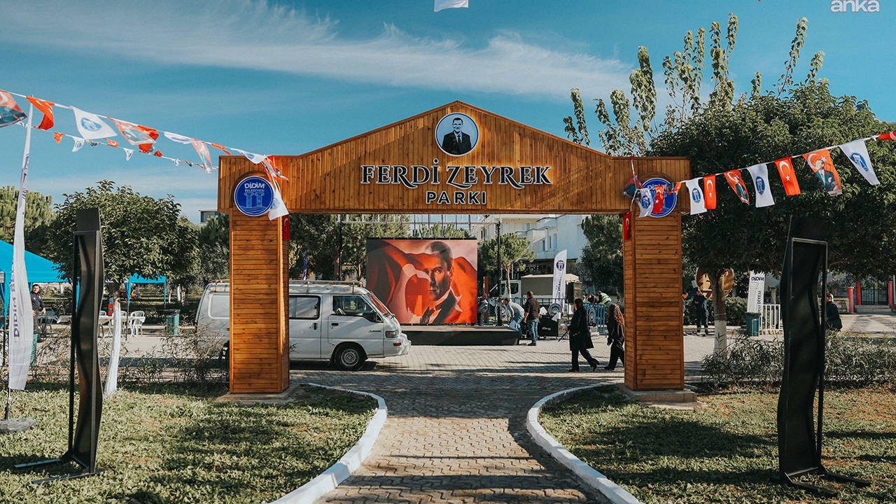 Ferdi Zeyrek'in adı, Didim'de bir parka verildi