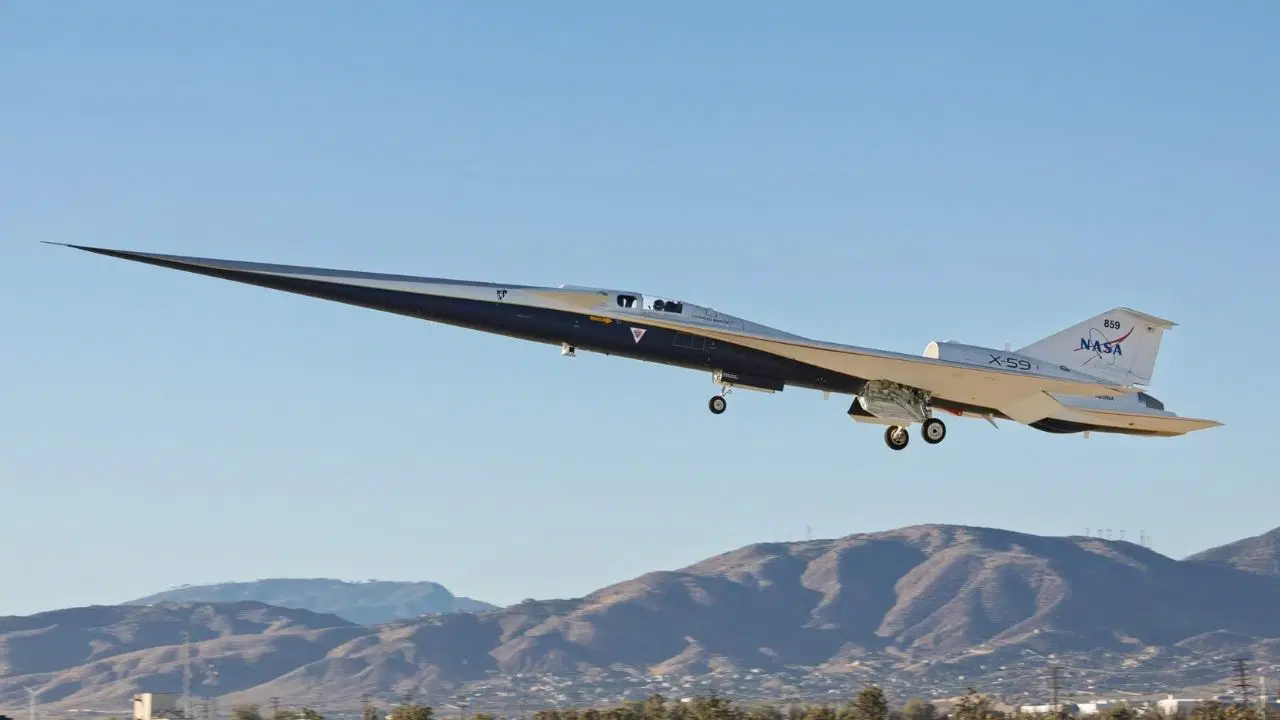 Havacılık tarihinde devrim: NASA’nın sessiz süpersonik uçağı X-59 ilk kez ses duvarını aşacak!