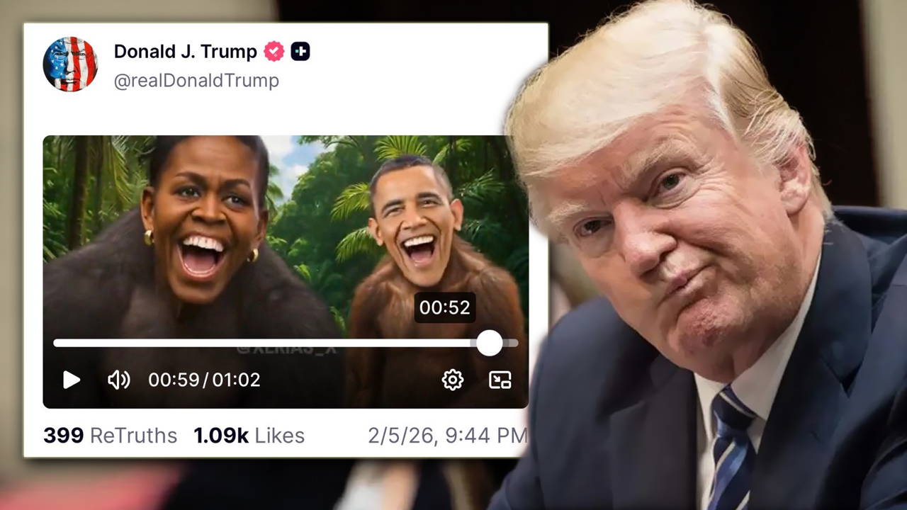 Cumhuriyetçilerden Trump’a tepki: Obamaları 'maymun' olarak gösteren video büyük öfke yarattı