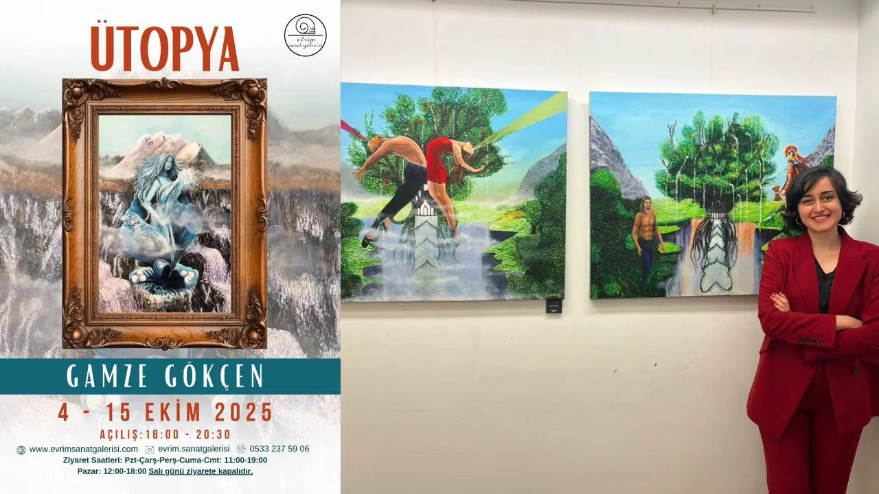 Gamze Gökçen’in 'Ütopya' sergisi sanatseverlerle buluşuyor