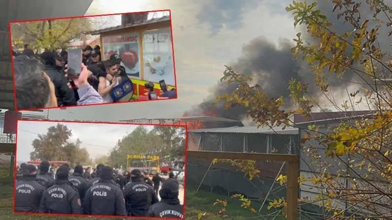 Adana'daki kaçak işletmeler yıkılmaya başladı: Bazı kişiler direnip iş yerlerini yaktı