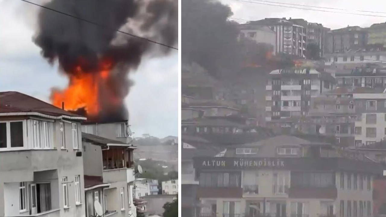 Son dakika... İstanbul Avcılar'da 2 apartmanın çatısında yangın!