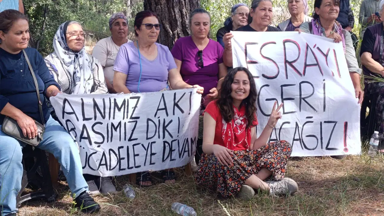 Akbelen’de buluşma... Esra Işık: Anayasa Mahkemesi yasayı iptal edene kadar mücadeleye devam