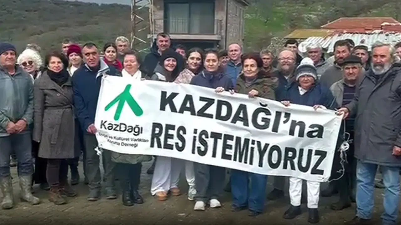 Ilgardere RES projesi kapasite artırımına karşı eylem: 'Artık sabrımız kalmadı'