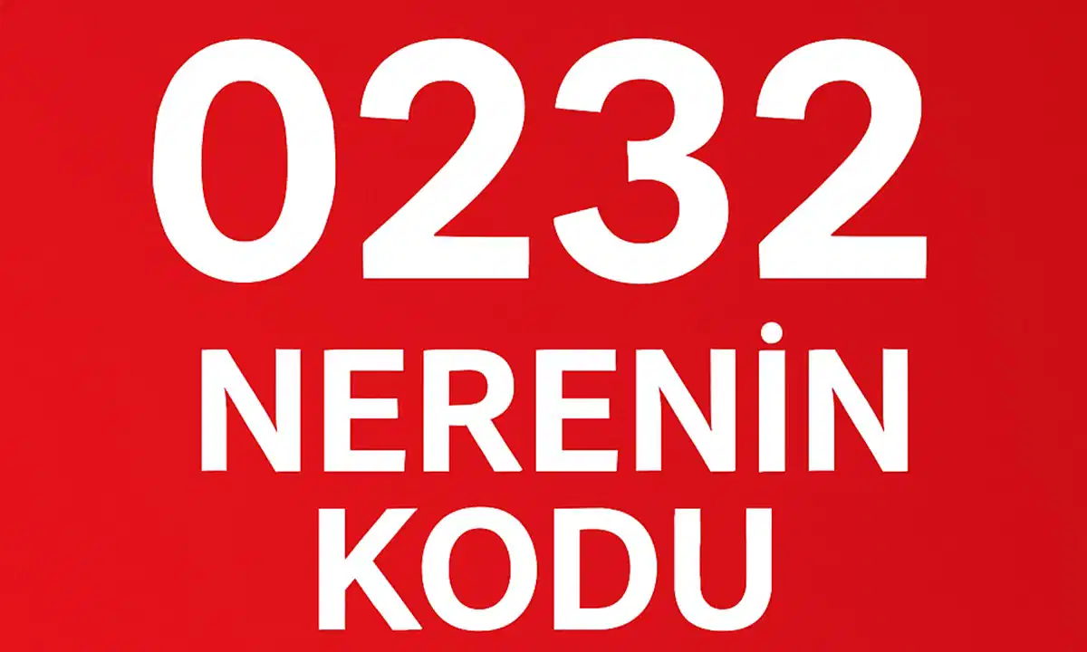  232 hangi şehrin alan kodu? 0232 nerenin telefon kodu?
