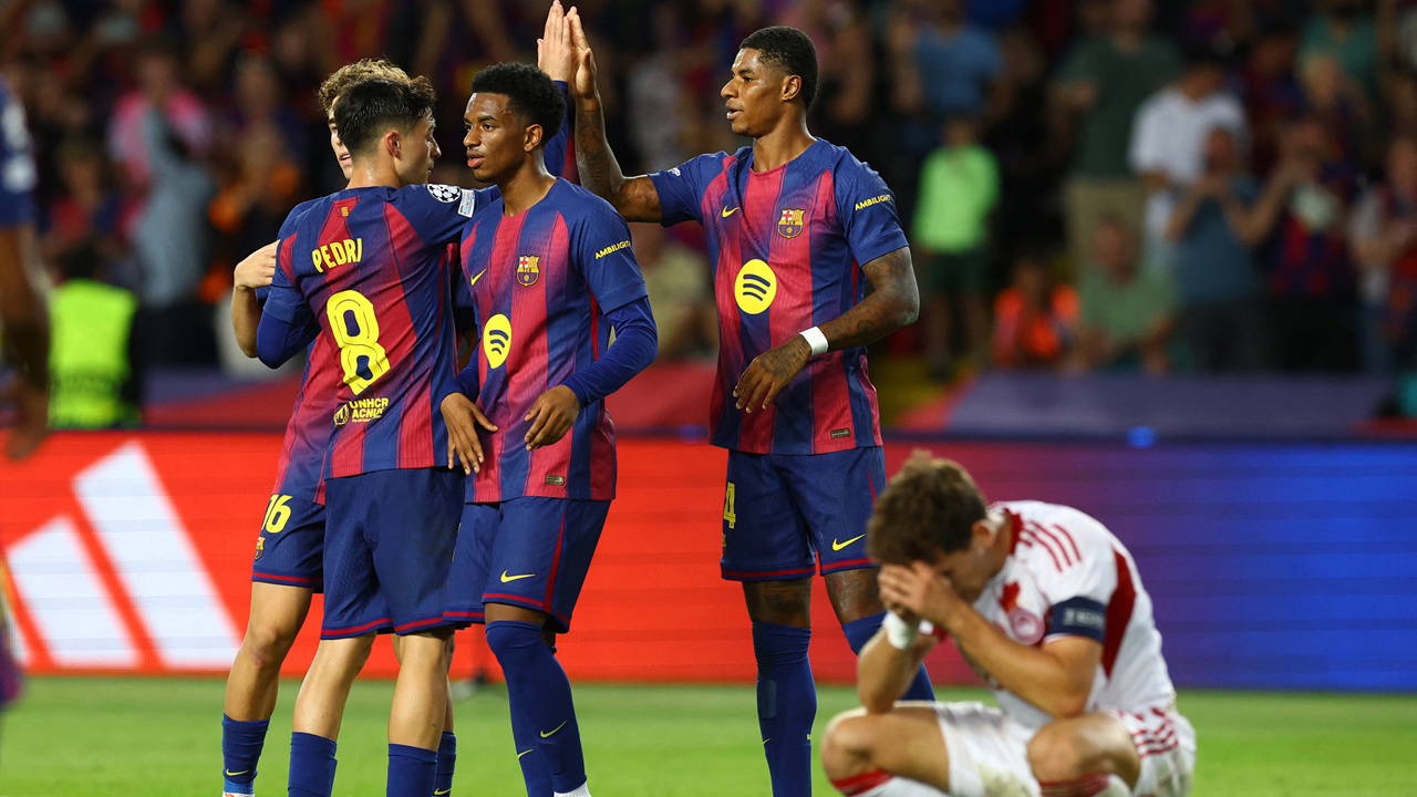 Barcelona sahasında Olympiakos'u farklı devirdi!