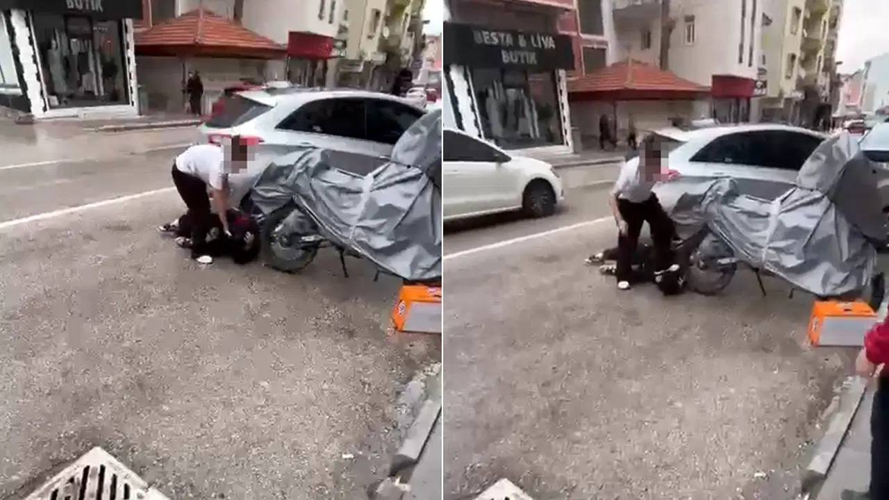 'Bugün seni dövesim var' deyip saldırdı: Akranını yere yatırıp ayağıyla yüzüne bastı