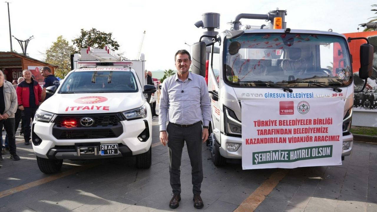 TBB ve Japonya Başkonsolosluğu’ndan Giresun Belediyesi’ne araç desteği