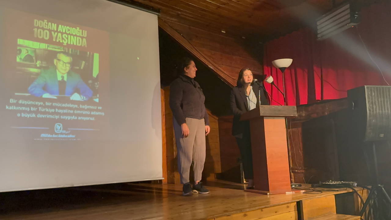 Doğan Avcıoğlu 100. yaşında genç okurları tarafından anıldı