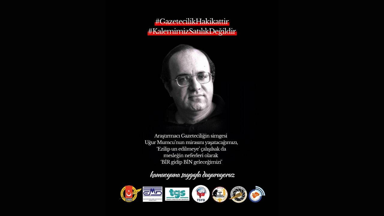 Gazeteci örgütleri: Uğur Mumcu’nun mirasını yaşatacağız