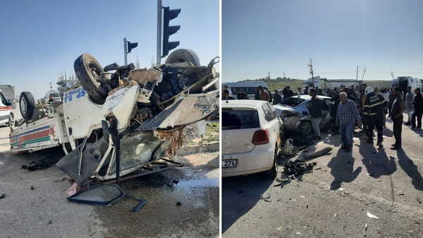 Hatay'da zincirleme kaza: Yaralılar var!