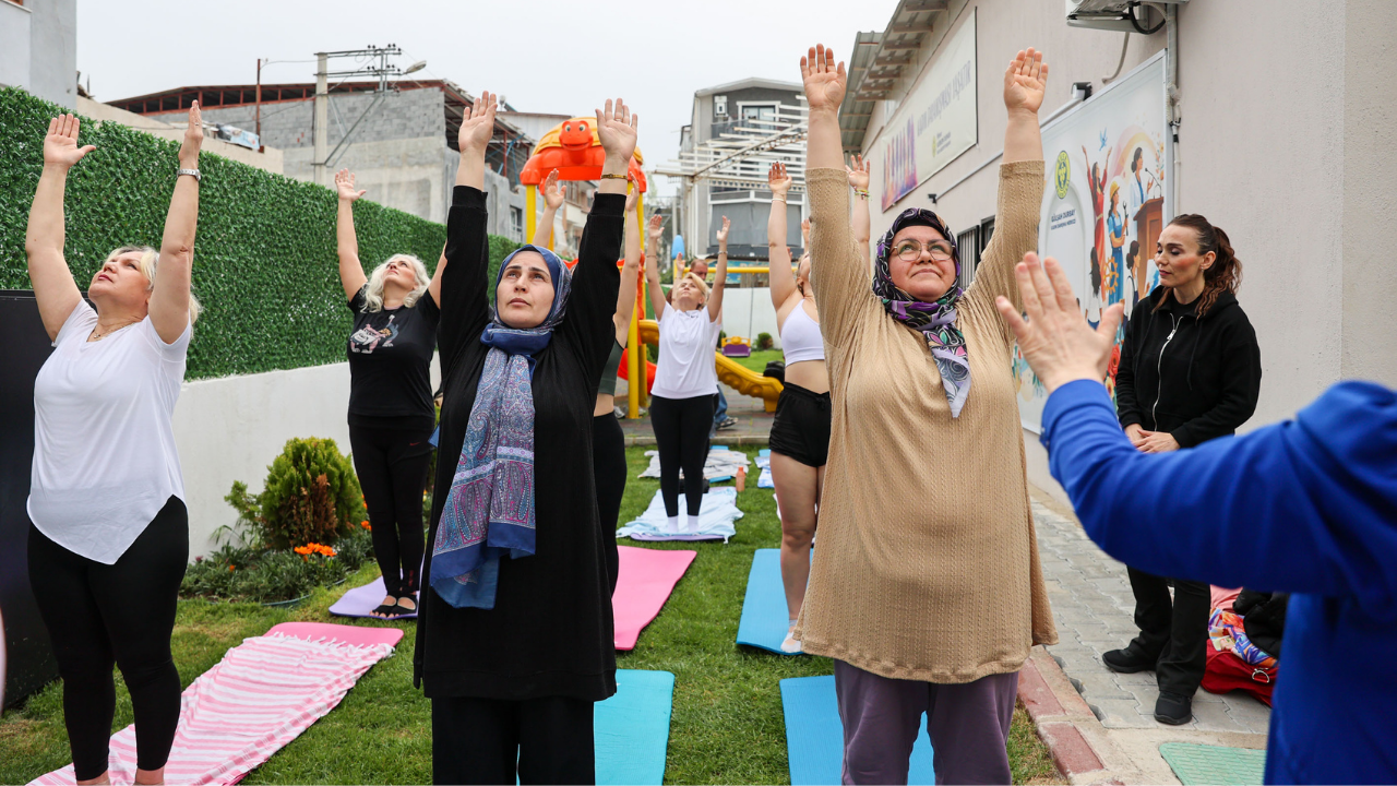Gülşah Durbay Kadın Danışma Merkezi’nde yoga heyecanı