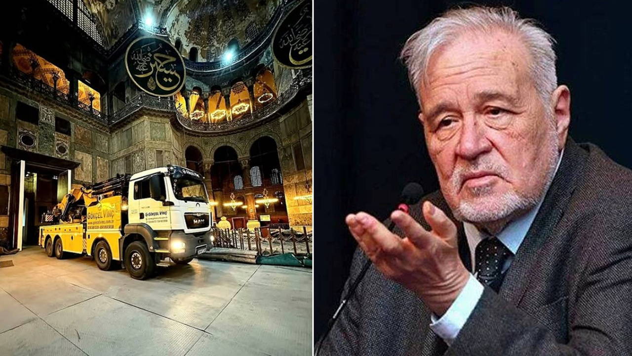 İlber Ortaylı, Ayasofya'daki skandal görüntülere tepki gösterdi