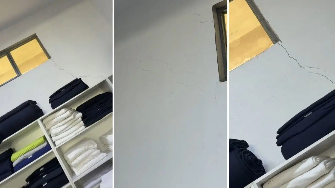 Maltepe'de bina çökmeden önce kaydedilen görüntüler ortaya çıktı: Çatlaklar gün geçtikçe büyüyor