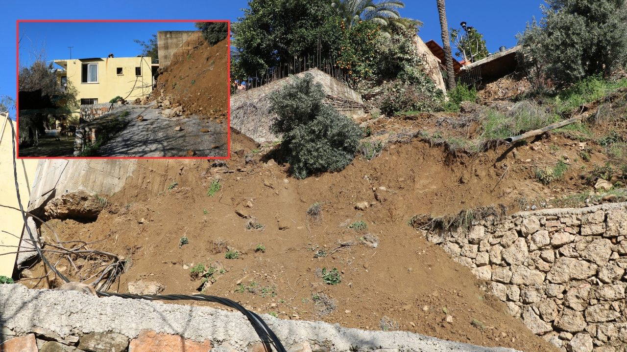 Alanya'da toprak kayması: 13 bina boşaltıldı