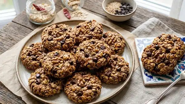 Diyet bozmayan fit atıştırmalık: Çikolatalı yulaflı kurabiye tarifi