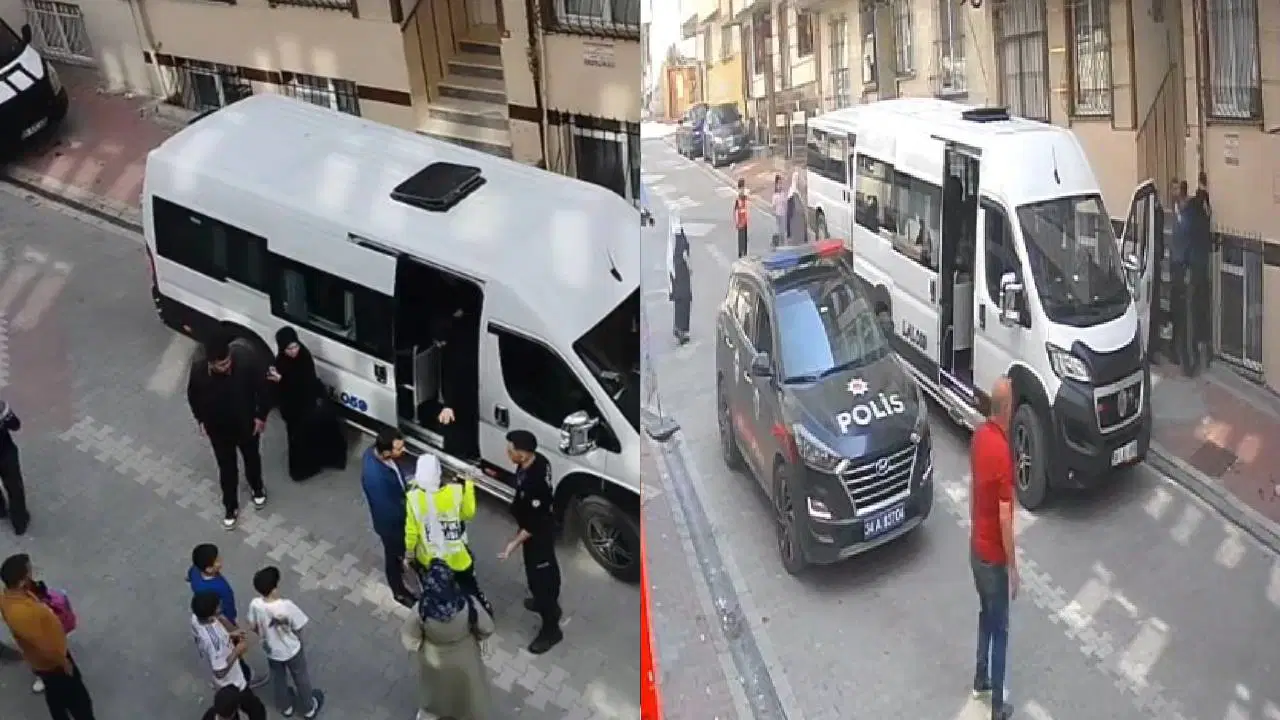 Hatalı şekilde öğrenci indirdi, polis ekipleriyle tartıştı!