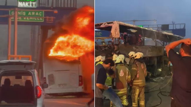 İstanbul'da feci kaza...