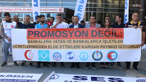 SES Adıyaman Şubesi Eş Başkanı Aydın: 'Promosyon değil, hakkımızı istiyoruz'