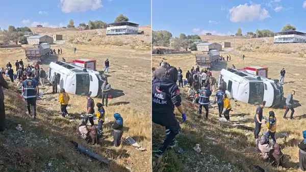 Van’da TIR ile Yolcu Minibüsü Çarpıştı: 11 Yaralı, 1 Ağır