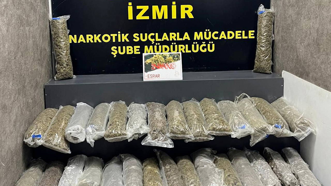 İzmir’de dev uyuşturucu operasyonu: Tam 23 kilo 517 gram...