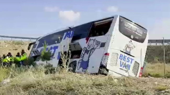 Ankara-Niğde otoyolunda otobüs kazası: