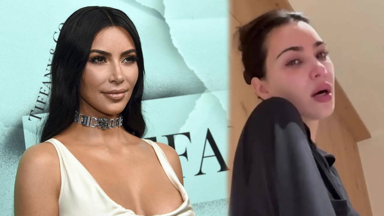 Kim Kardashian gözyaşlarına hakim olamadı