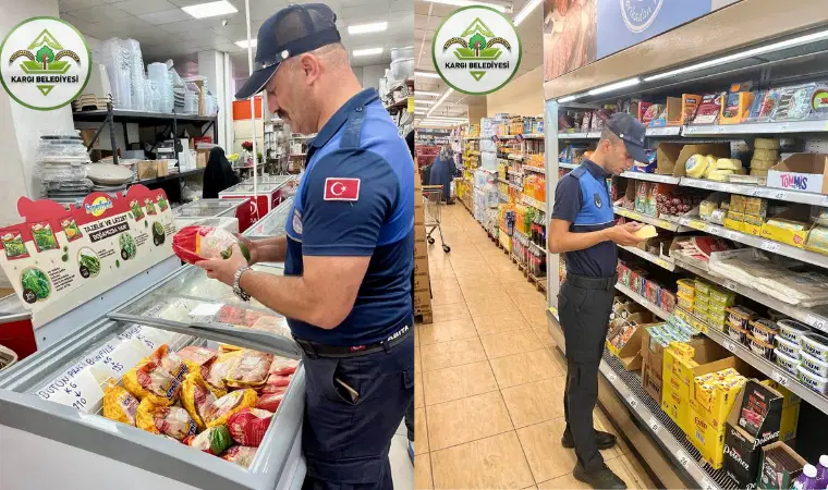 Kargı Belediyesi ekipleri market denetimlerini sürdürüyor