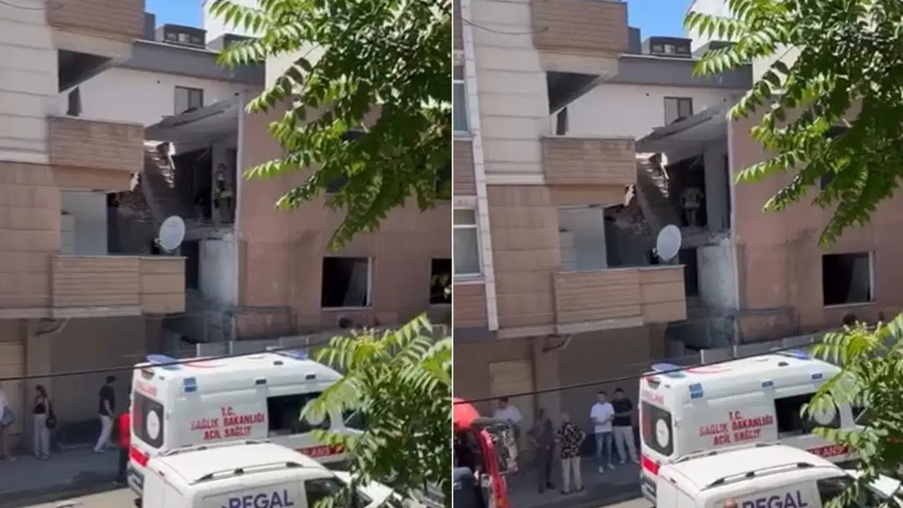 Küçükçekmece'de yıkımı yapılan binada çökme: Yaralılar var