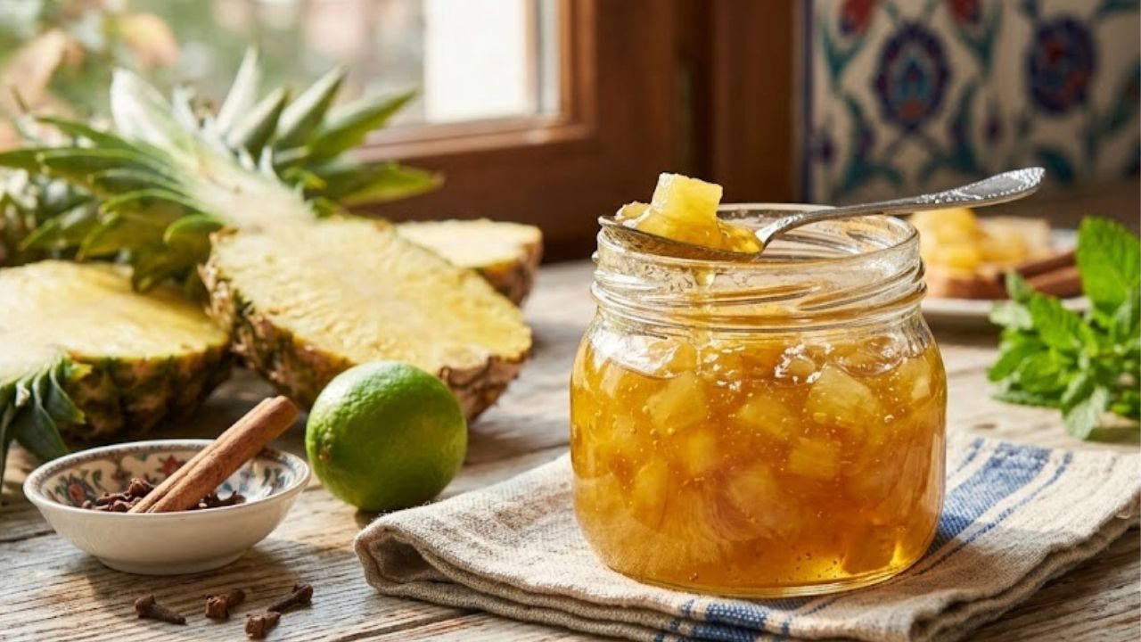 Kahvaltı sofralarına tropikal dokunuş: Ananas reçeli tarifi