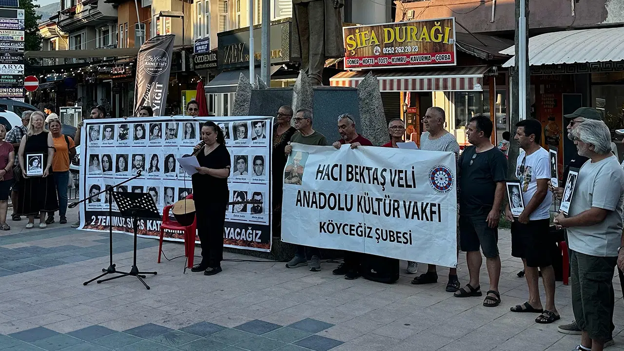 Köyceğiz’de Madımak anması: 'Bu dava biz bitti demeden bitmez'