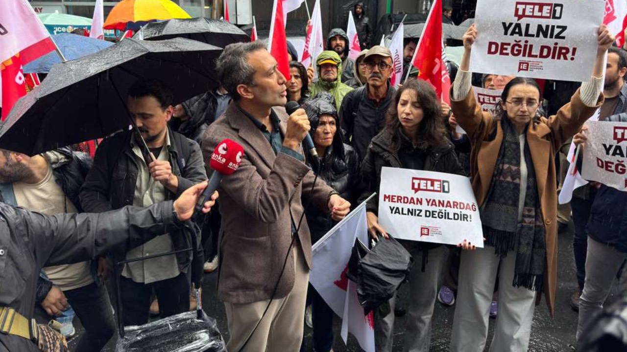 TELE 1’e dayanışma: 'Gerçeği böyle susturabileceklerini sanıyorlarsa yanılıyorlar'