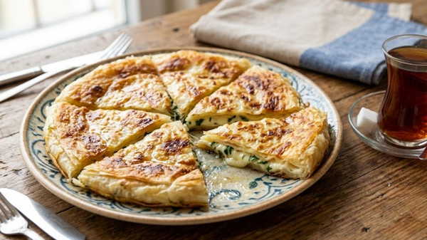 Kahvaltı sofralarına pratik lezzet: Peynirli tava böreği tarifi