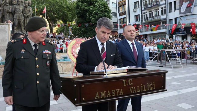Atatürk’ün Amasya’ya gelişinin 107. yılı kutlandı