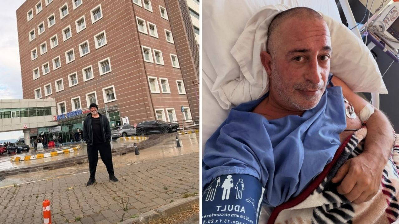 Kalp krizi atlatmıştı: Cem Yılmaz tedavi gördüğü hastanenin önünden poz verdi