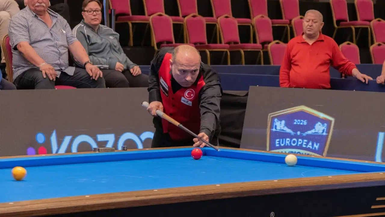 Milli bilardocu Barış Cin Avrupa şampiyonu!