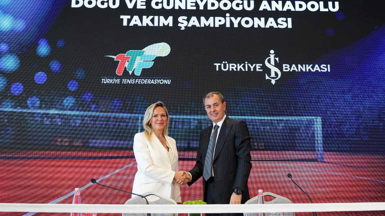 Teniste "Doğu ve Güneydoğu Takım Şampiyonası"na Türkiye İş Bankası sponsor oldu