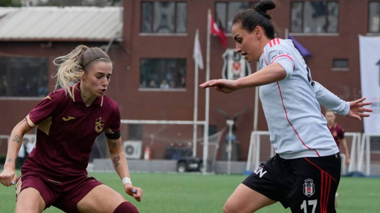 Kadın futbolunda Beşiktaş ile Trabzonspor yenişemedi!