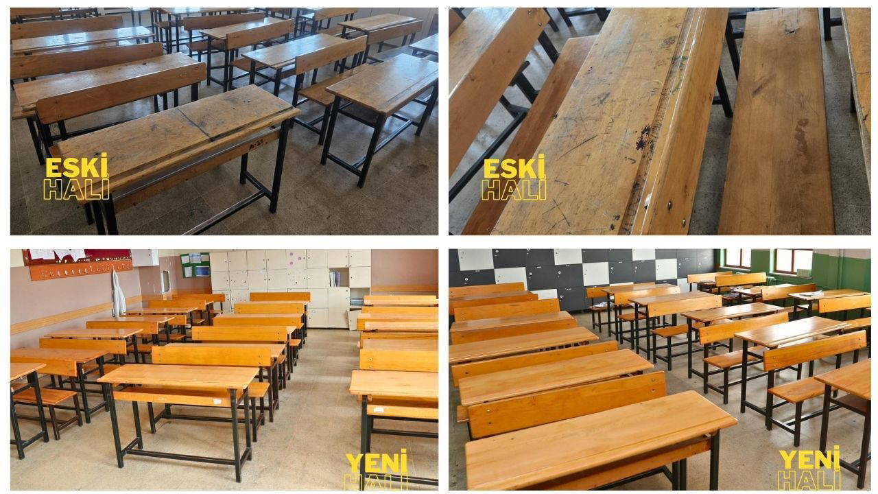 Bartın Belediyesi ara tatilde okulları temizledi