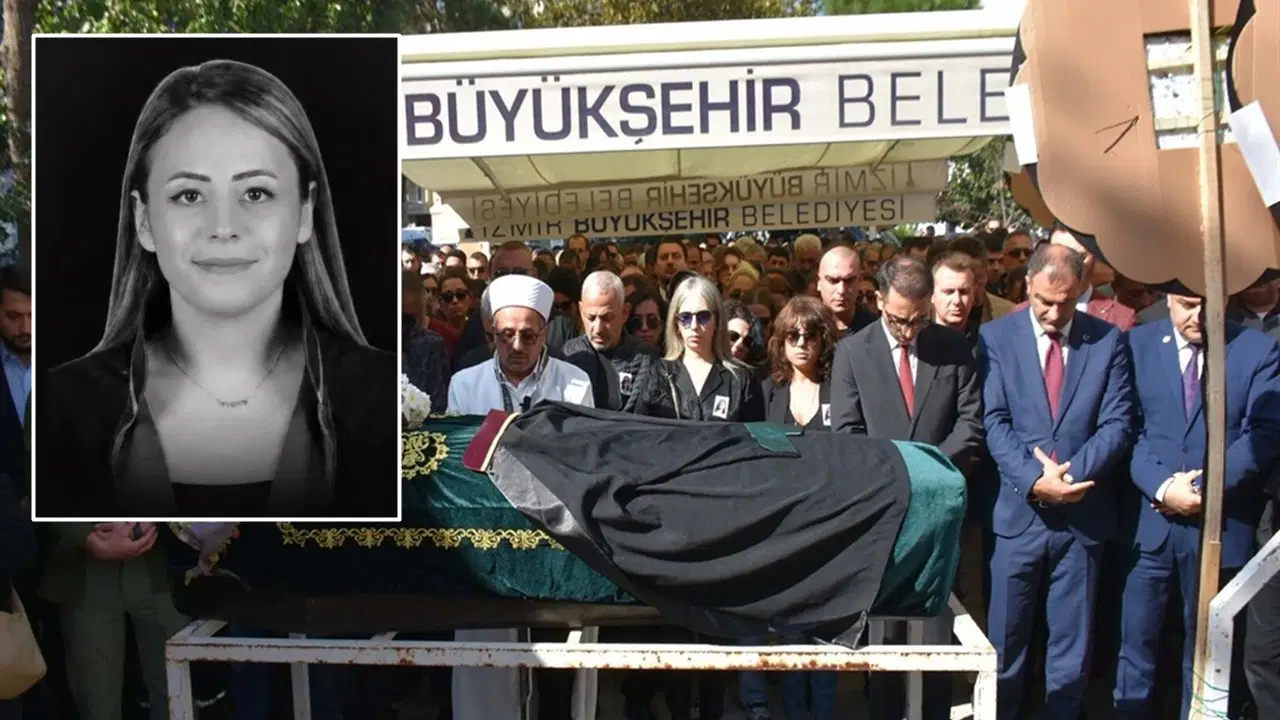 Polis nişanlısı tarafından katledilmişti: Avukat Özge Penbegül, tabutunda cübbesiyle son yolculuğuna uğurlandı