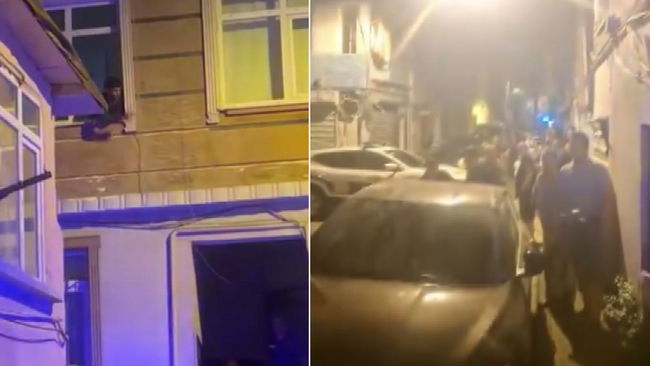 İstanbul'da dehşet anları