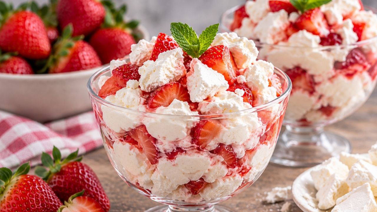 Fırın kullanmadan hazırlanıyor: Pratik Eton Mess tarifi...