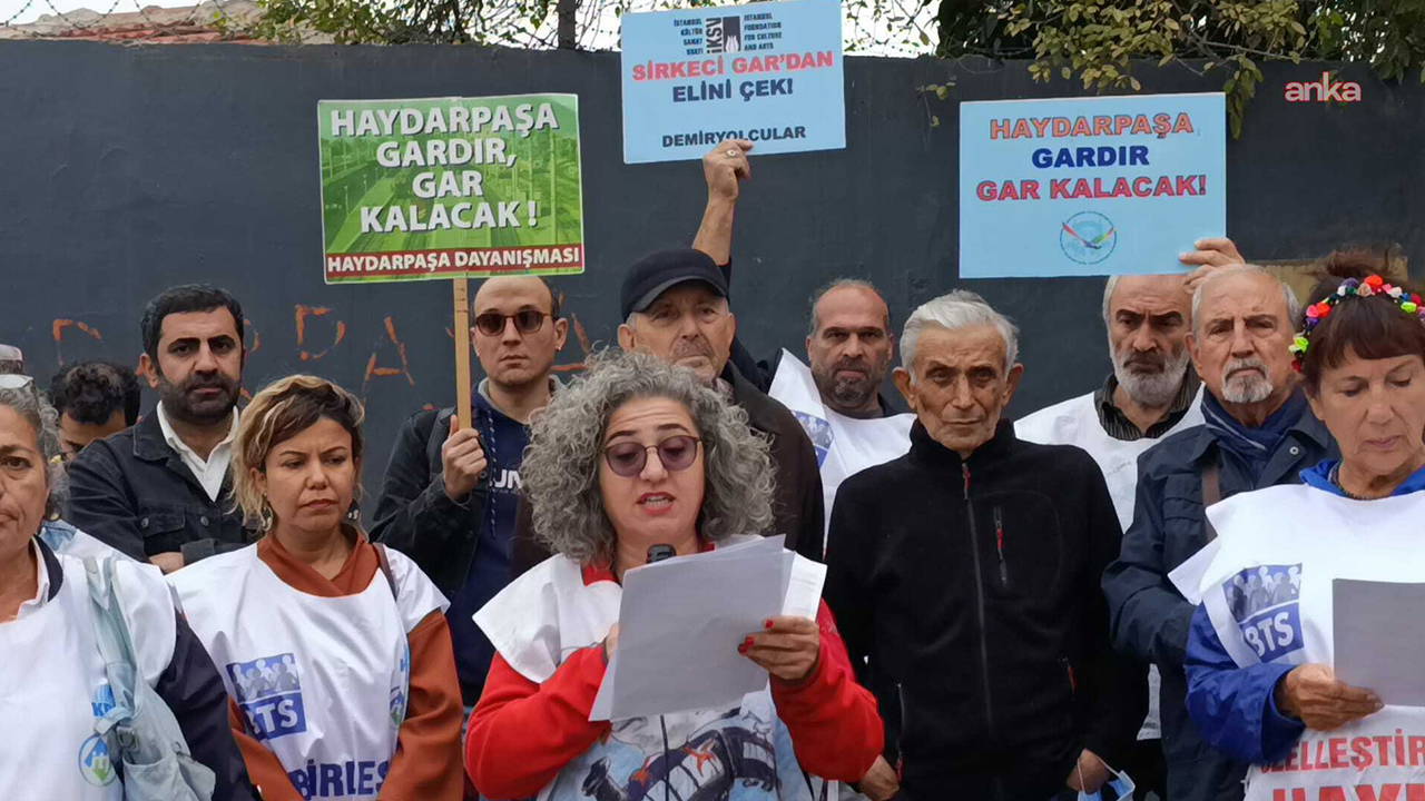 Haydarpaşa Garı eylemi 717. gününde: 'Kültür ve sanat maskesiyle kamusal alan gasbı' tepkisi