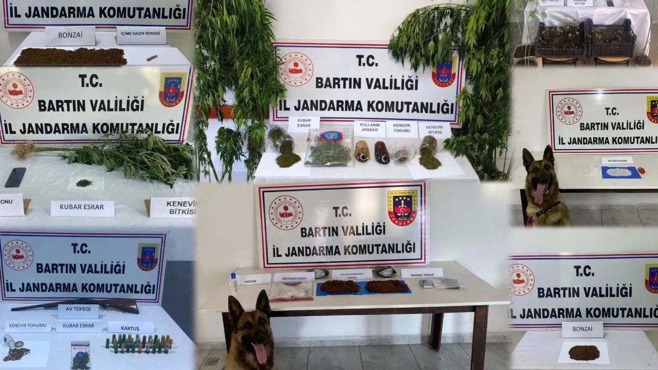 Bartın'da uyuşturucu operasyonu: Çok sayıda gözaltı var