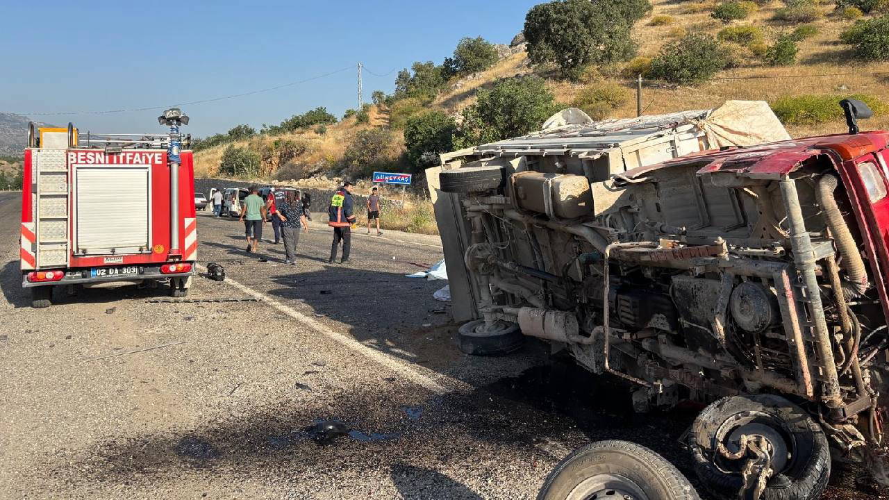 Adıyaman'da feci kaza: Ölü ve yaralılar var!