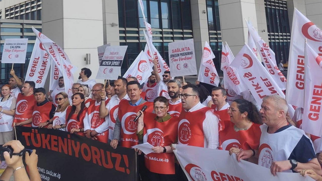 Toplu sözleşme öncesi sağlık emekçileri taleplerini Edirne’den dile getirdi