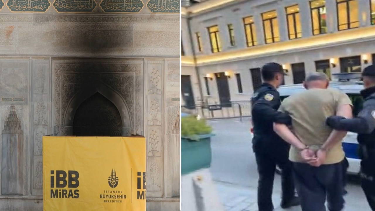 Tophane Çeşmesi’ni yakan şüpheli adliyeye sevk edildi: 5 suç kaydı çıktı!